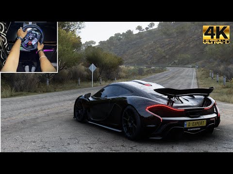 McLaren P1 - Forza Horizon 5 | Logitech g29 Steering Wheel Gameplay