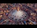 BOUDHA STUPA Kathmandu Nepal Aerial View