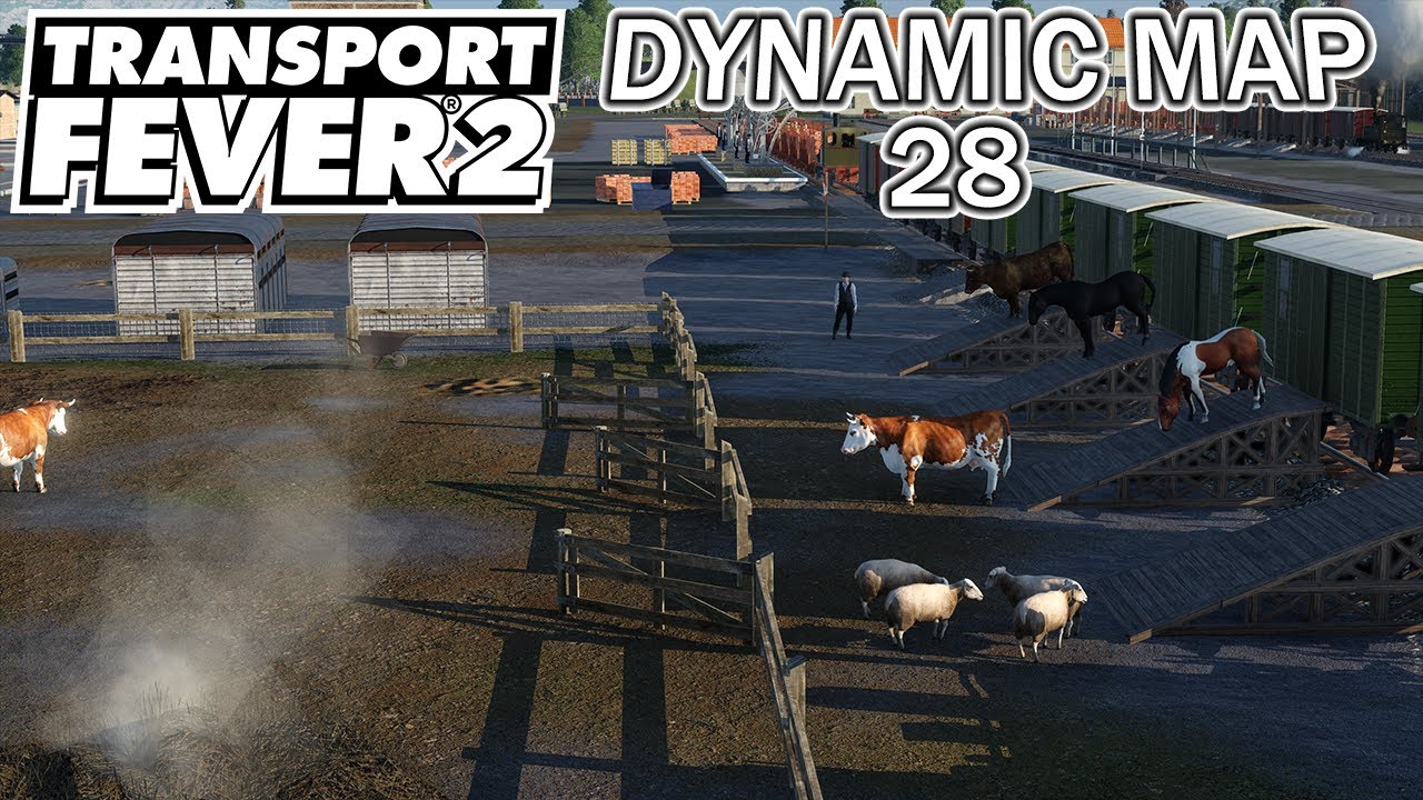 TRANSPORT FEVER 2 DYNAMIC MAP SERIES - GAMEPLAY EP. 28 Riverville station