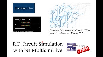 RC Circuits: Background & Simulation – How to use "Multisim" free of charge?