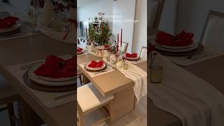 A Holly-themed Christmas Table