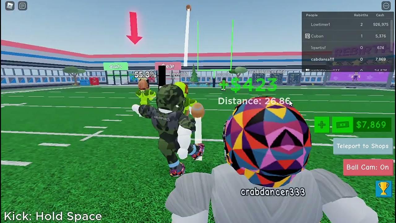 ROBLOX field goal sim part 2 YouTube