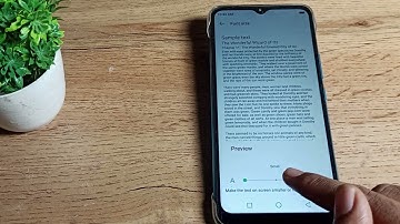 How to Customize Font size in infinix smart 6 HD phone, Use Font size setting