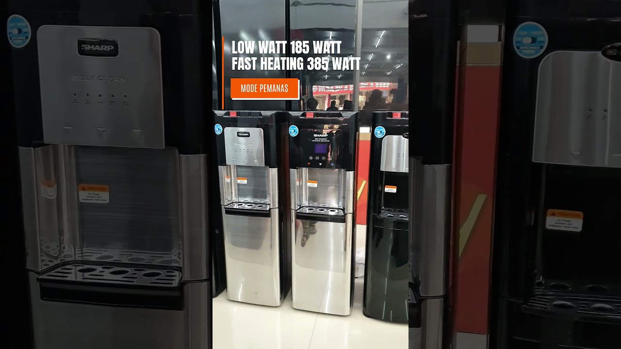 Dispenser sharp bottom loading ‼ sudah kompresor dan low watt ‼ 