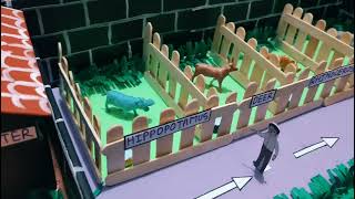 # zoo model for school science project