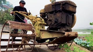 Restore old mini farming machine | Antique Tractor Restoration and Repair by The Restoration 2R 266,518 views 2 years ago 29 minutes