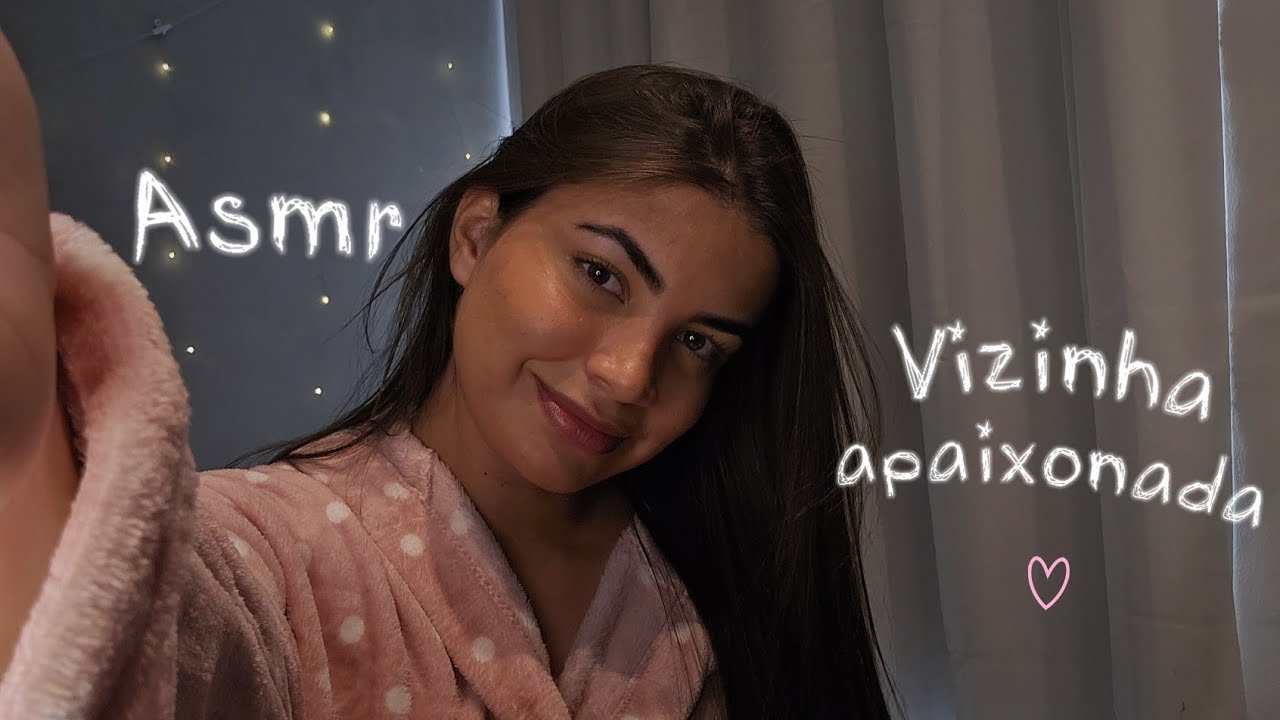 ASMR ROLEPLAY Sua Vizinha Apaixonada te faz companhia até você dormir 💤💜 (Voz suave)