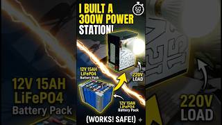How I Built a 300W Inverter Using LiFePO4 Battery! #engineering