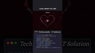 💖✨ This Heart Was Made With Pure Code 😍💻 | Love Animation #shorts #coding #viral #trending