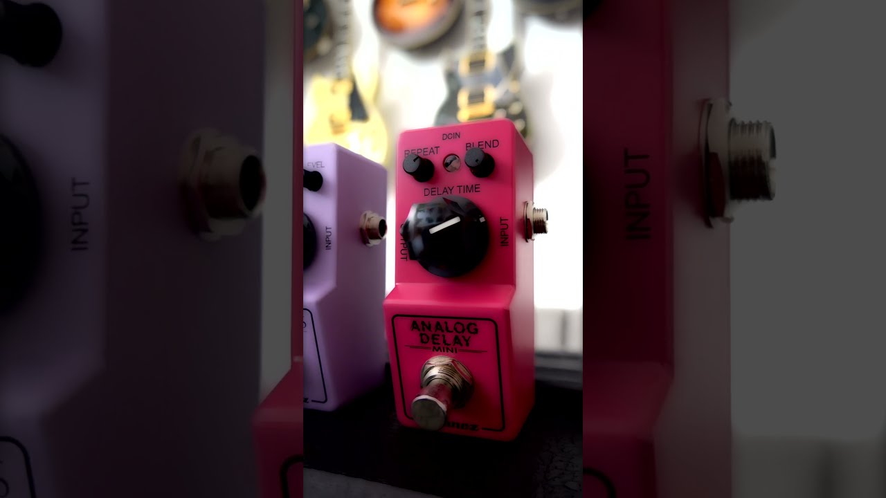 Ibanez Mini Analog Delay and Chorus in series - YouTube