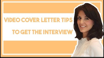 How To Create A Video Cover Letter