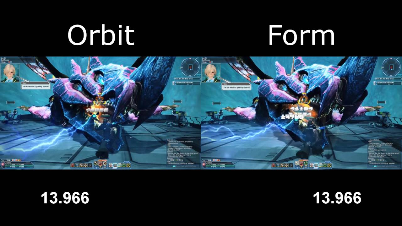 PSO2 - Orbit wand vs Form wand - YouTube