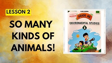STD 3rd|EVS|Lesson 2|So many kinds of animals!|Chetana Grade Me EVS Workbook Question Answers