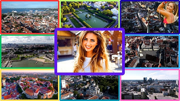 The best aerial views of Tallinn (Estonia) in 4K!