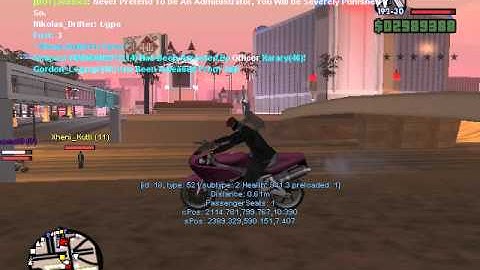 SAMP Funny moments in LVCNR