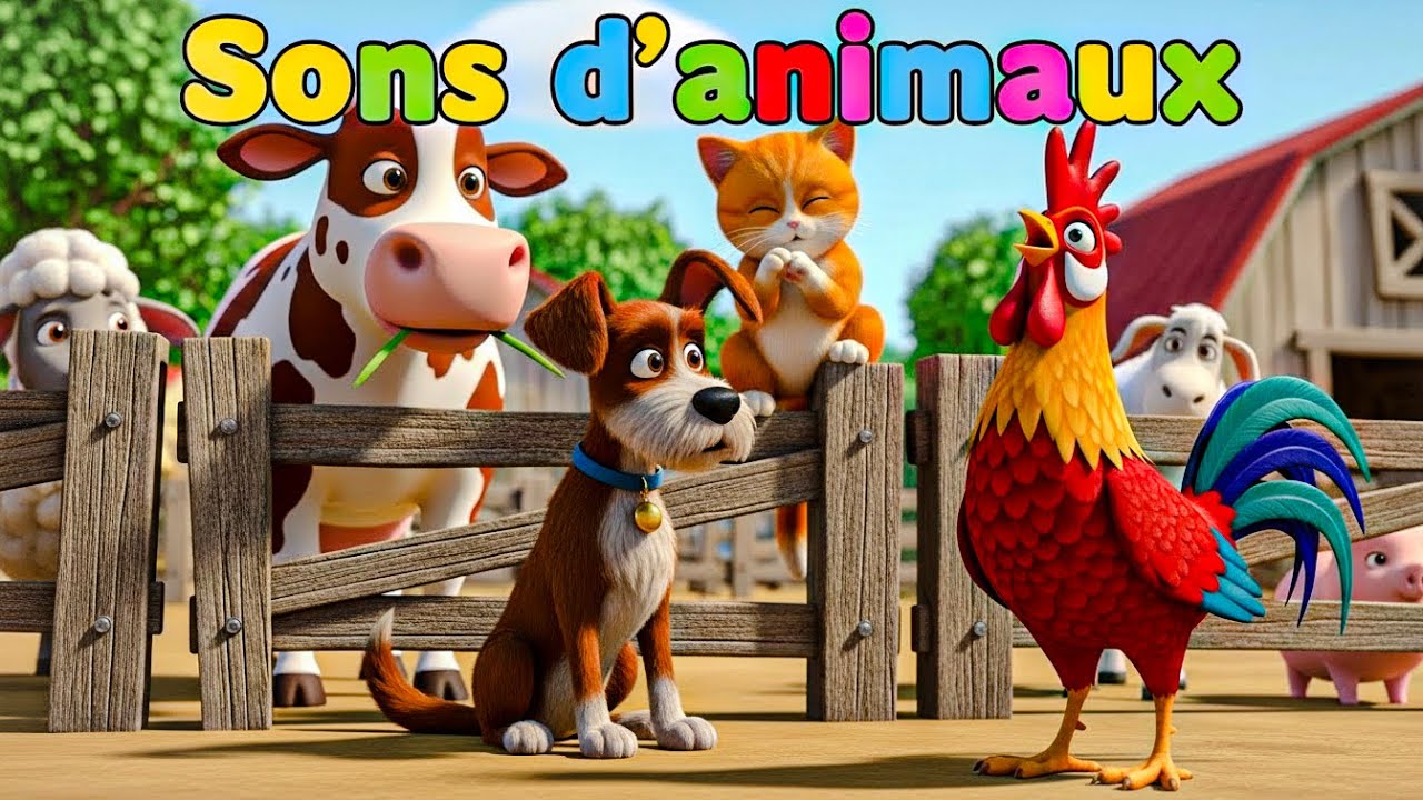 Chanson Animaux Pour Enfants | Sons Des Animaux Rigolos Pour Toddlers ...