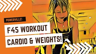 🔥🔥 F45 "FOXTROT" CARDIO & WEIGHTS WORKOUT! INTENSE CARDIO & WEIGHTS! 45/15 20/10 45/15 20/10