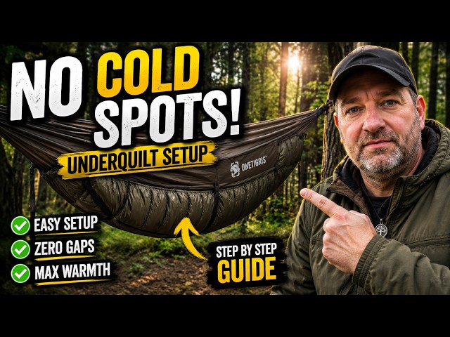 Ultimate Guide to Hammock Underquilt Setup - YouTube