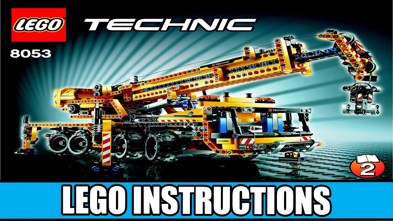 LEGO Instructions - Technic - 8053 - Mobile Crane (Book 2) - YouTube