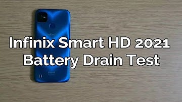 Infinix Smart HD 2021 Battery Drain Test (100-0%)