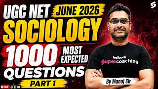 UGC NET Sociology Classes | UGC NET Sociology Most Expected Question |UGC NET Sociology By Manoj Sir