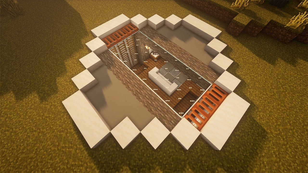 Minecraft | How to build a modern underground house tutorial (#1) - YouTube