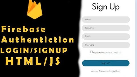 Simple Login & Register with Firebase Authentication using JavaScript | HTML | CSS