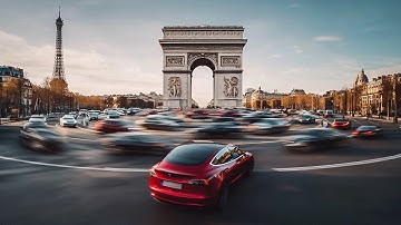Tesla FSD Is INSANE in Europe - Paris Traffic Panic