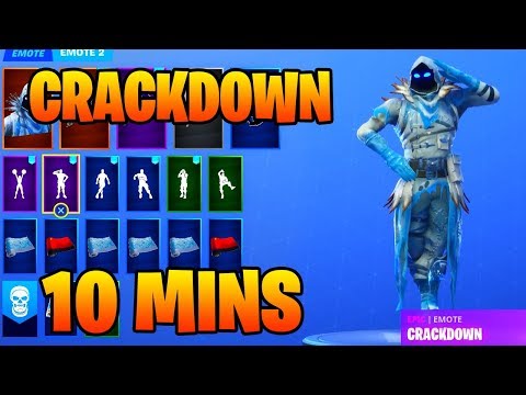 Fortnite Crackdown Emote Dance 10 Mins Youtube - crackdown roblox emote dances