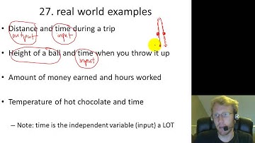 Algebra 1   Real World Examples of Functions