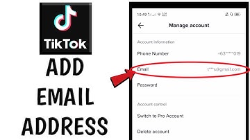 How to Add Email Address on Tiktok