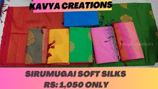 Sirumugai Soft Silk | RS: 1,050 only | Kavya Creations | Elampillai screenshot 1