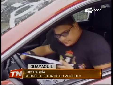 Inició la entrega de más de 16 mil placas vehiculares rezagadas