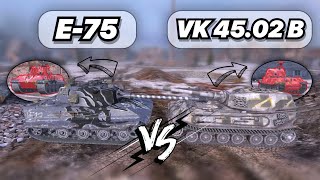 картинка: На ЗАБИВ#130 | САМЫЕ СИЛЬНЫЕ ТТ НА 9 УРОВНЕ В HD | Е-75 vs VK 45.02 B | ИМБА против ТАПКА