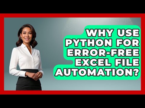 Why Use Python For Error-free Excel File Automation? - Python Code School