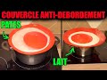 Je test un couvercle anti débordement en silicone avec des pâtes et lait ! 16 à 28 cm type kochblume