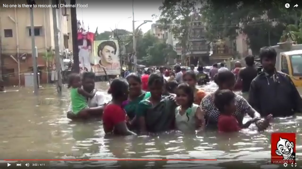 No one is there to rescue us | Chennai Flood