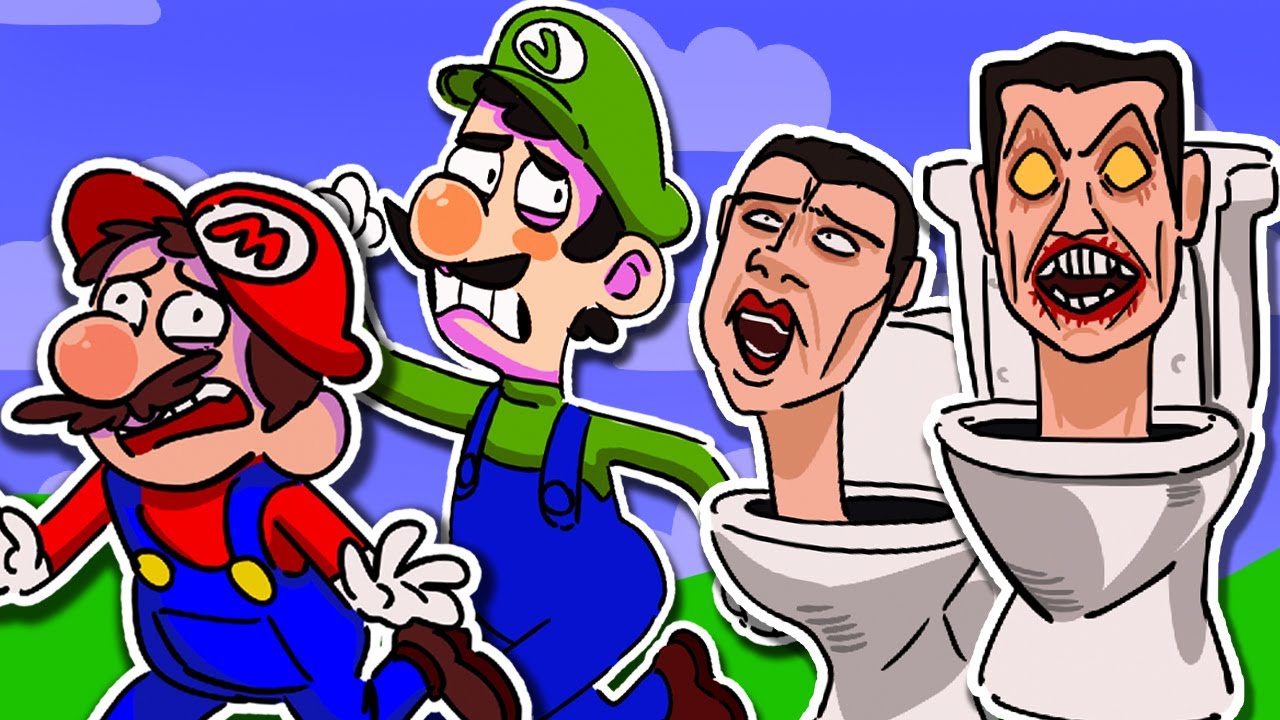 ESCAPE FROM SKIBIDI TOILET! Mario Plays Skibi Toilets Morphs Roblox Ft. Luigi