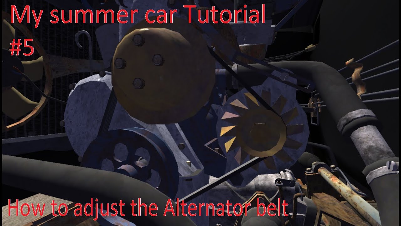My car #5 | the alternator belt - YouTube