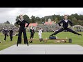 Sailor's Hornpipe Scottish Highland Dance during the 2021 Grampian Games held in Braemar Scotland