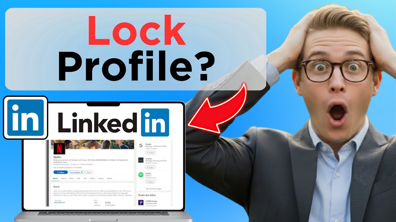 How to Lock LinkedIn Profile (Tested) - YouTube