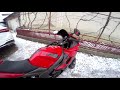 Motorcycle Kymco Quannon 125 Cold Start ( Winter -10°C)