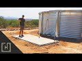 RAINWATER PUMP HOUSE FOR 28,000 GALLON WATER TANK - Slab (Part 1)