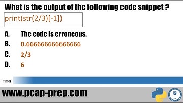 Python PCAP certification - Practice Tests. Sample Question #2. www.pcap-prep.com