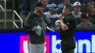 Joey Gallo and Rocco Baldelli get ejected by home plate umpire