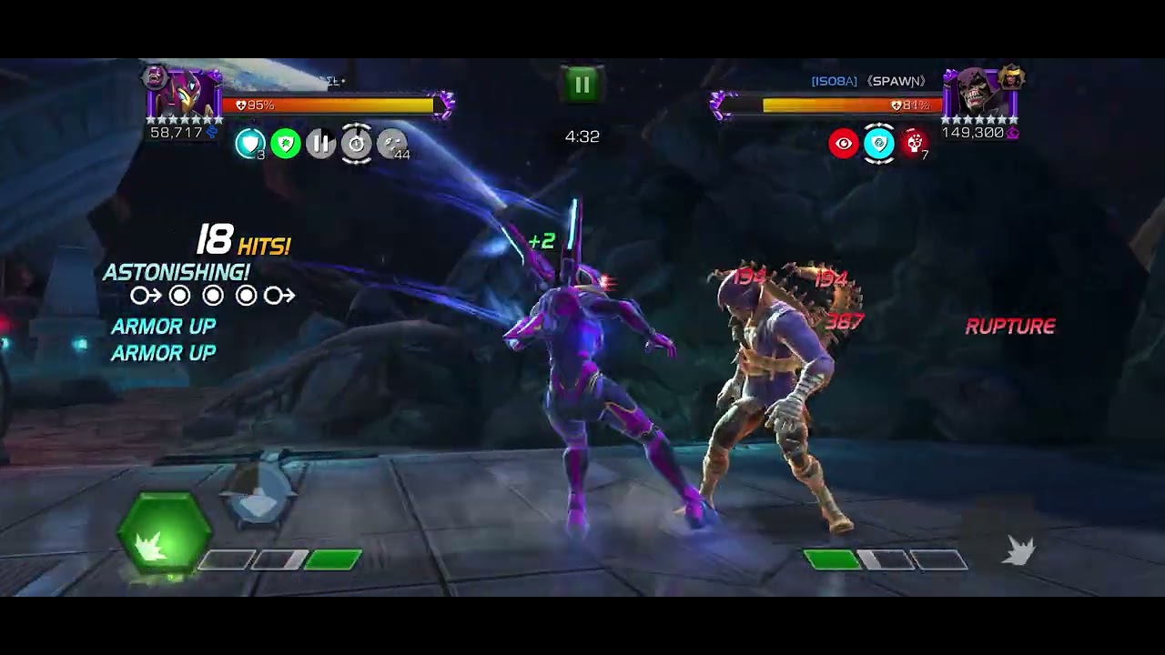 Kindred node 49 with Iron Hearts (another one)- MCOC AW