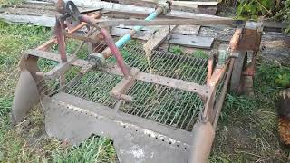 Самодельная картофелекопалка( двухрядная)/ Homemade potato digger (double row)