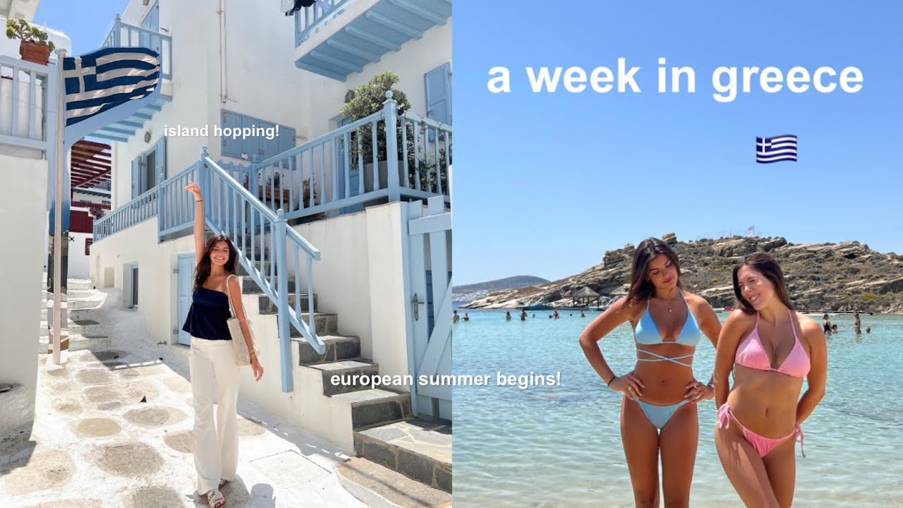 ⁣the start of our european summer — GIRLS TRIP to greece