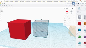Hollowing out objects in Tinkercad