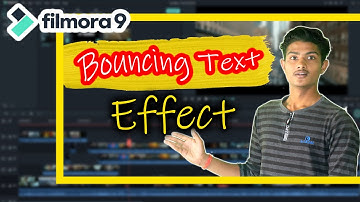 BOUNCING TEXT Effect in Filmora9 | Hindi Tutorial | Create BUMP & BOUNCeText Intro Music | IT Guru